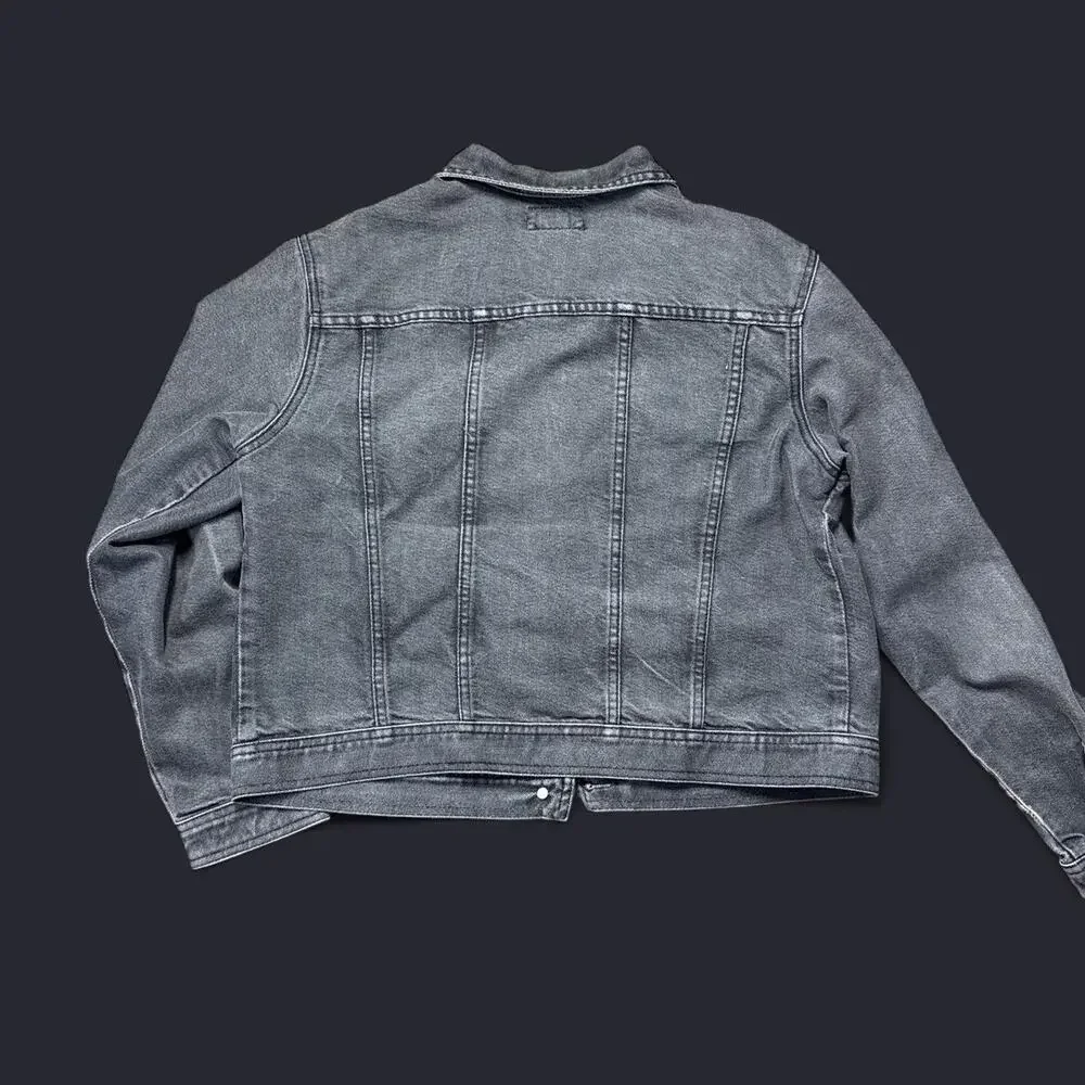 Baccini grey/black denim jacket - Picture 4 of 4